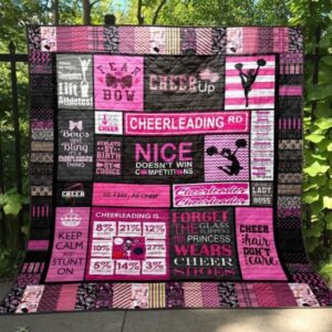 Live Love Cheer Quilt Blanket Hn57  Quilt